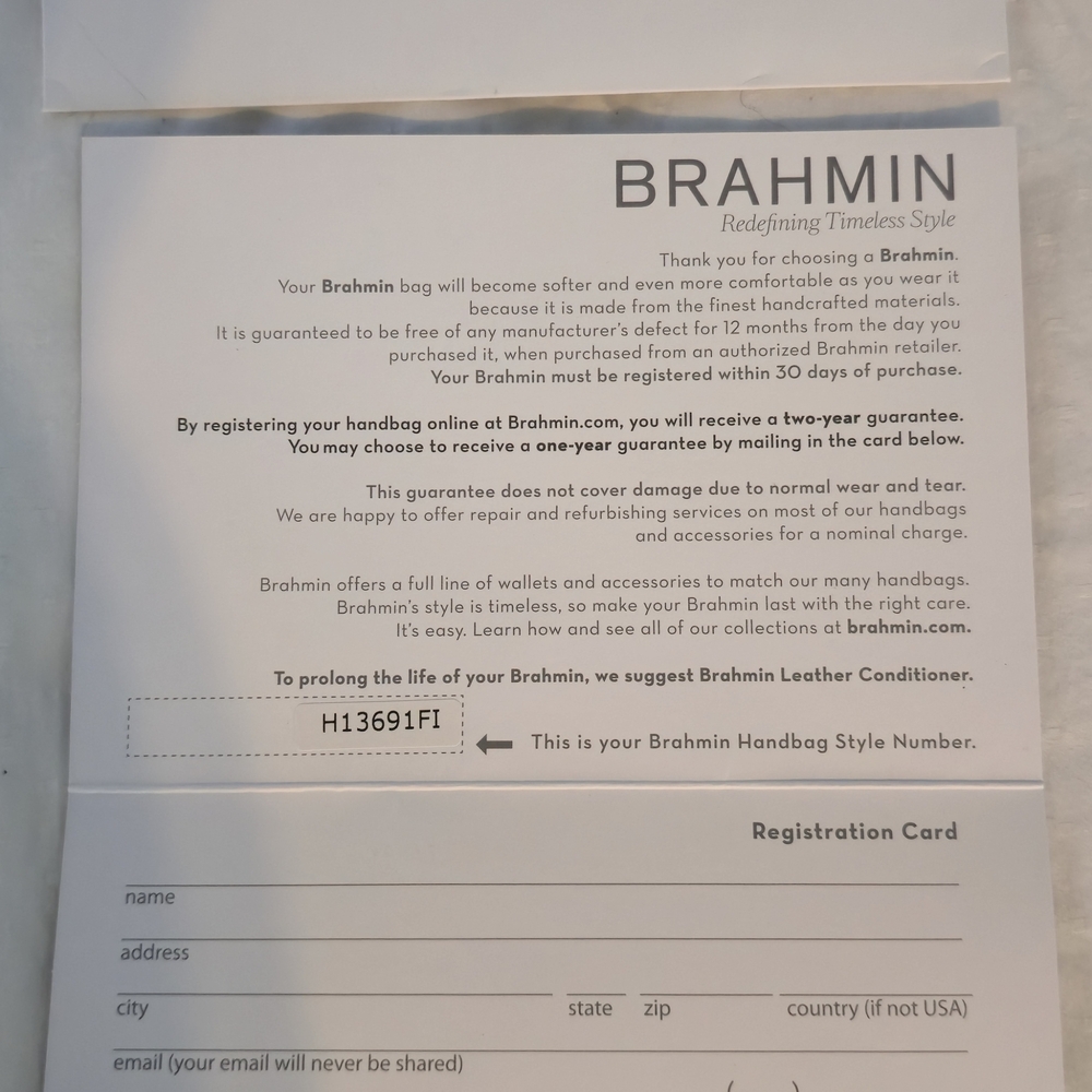 Brahmin Croc-Embossed Tote with Gold Plaque - Picture 4 of 4